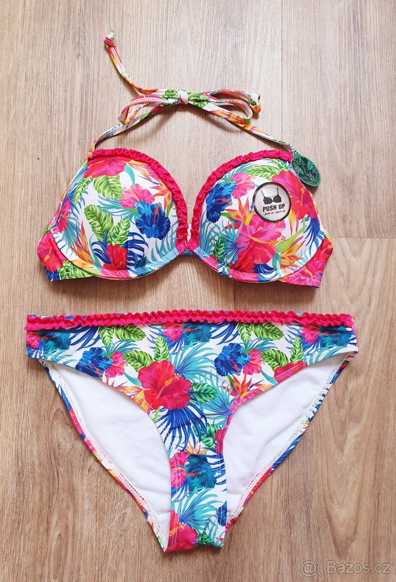 Nové květované plavky Janina vel. 36