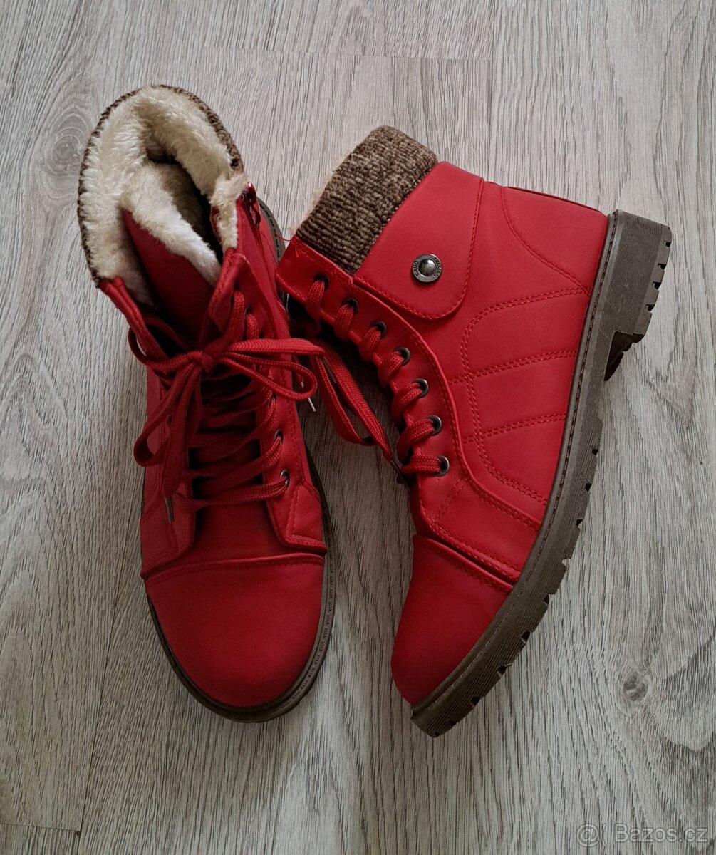 Zimní teplé boty 41
