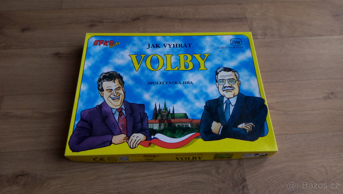 Satirická retro stolní hra Jak vyhrát volby