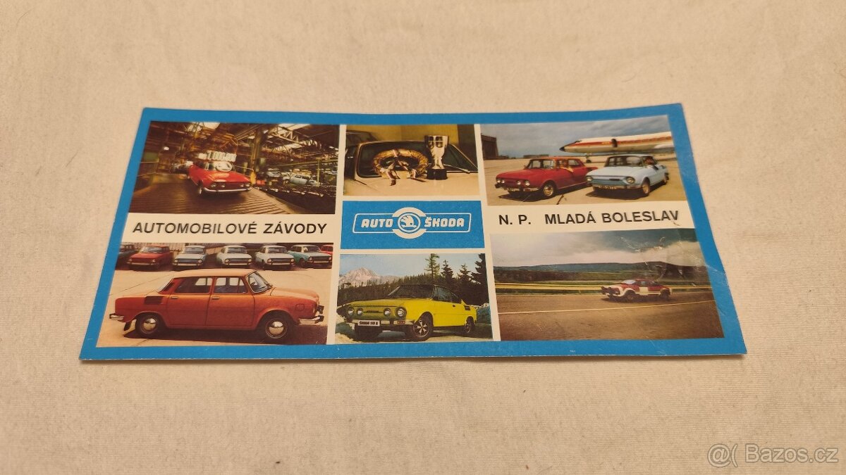 Reklamní pohled ŠKODA 100 110LS 110R Rally