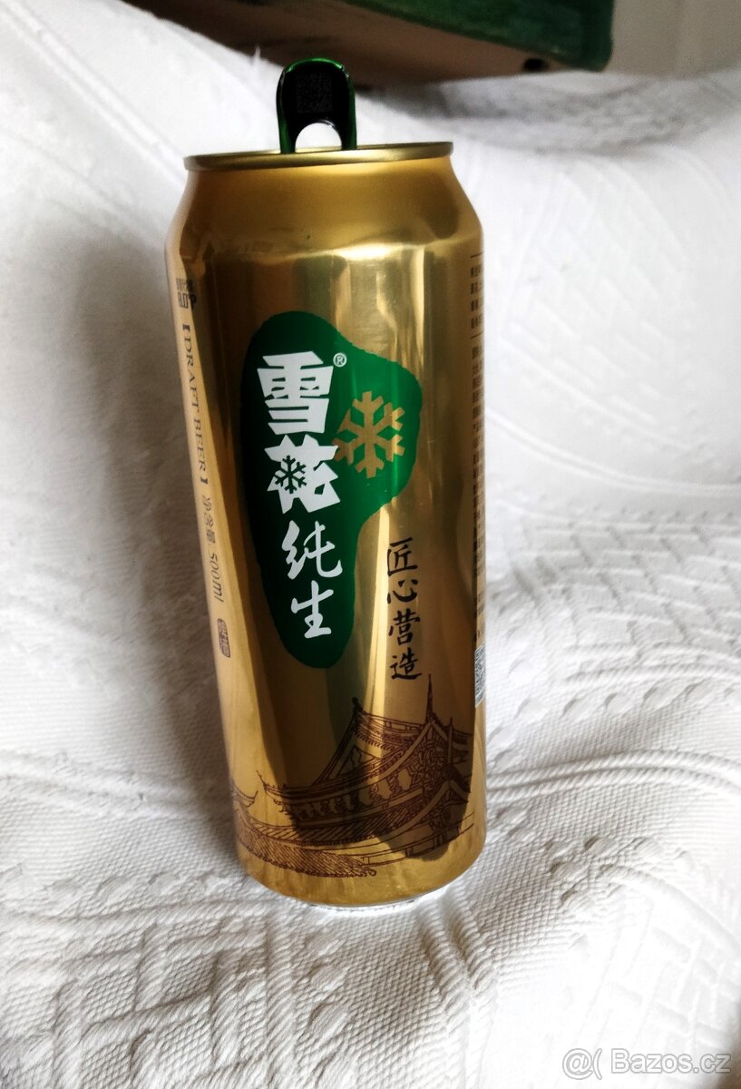 Plechovka od čínského piva