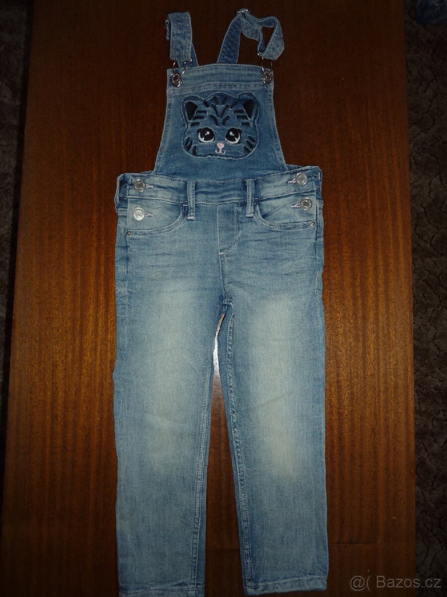 Nové-H&M-Rifle s laclem na holčičku 3-4 Roky