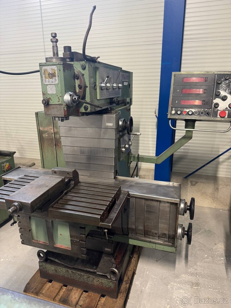 Nástrojářská frézka FNGJ 32 + svěrák