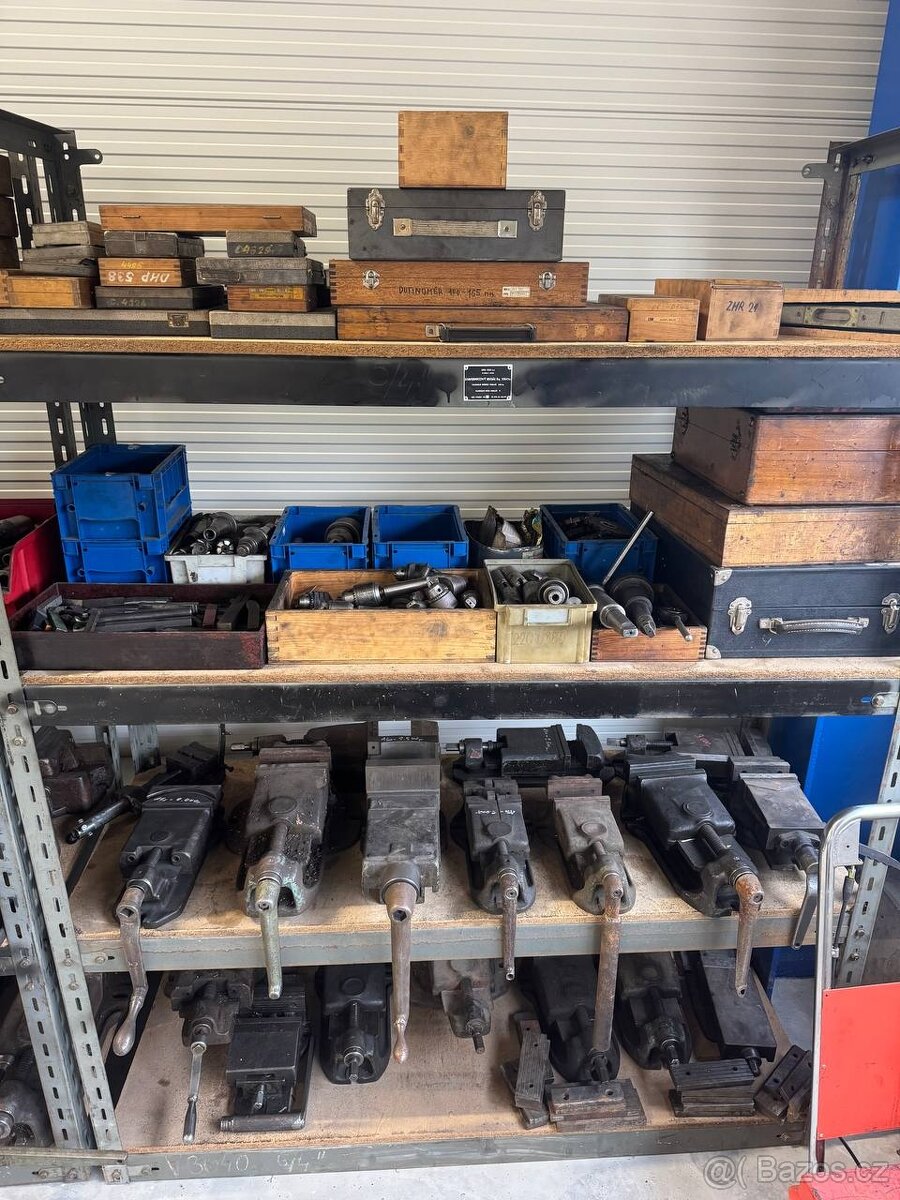 Příslušenství - soustruh, frézka, vrtačka, bruska