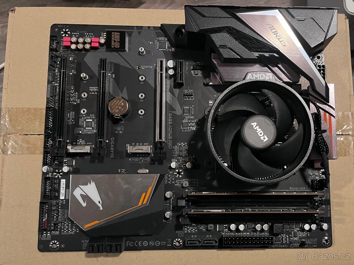 Aorus B450 Pro socket AM4 + Ryzen 5 3500X