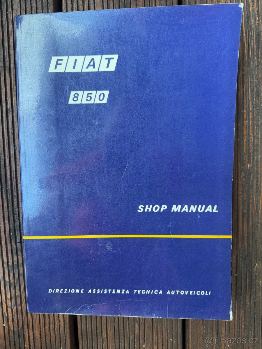 FIAT 850 COUPE SPECIAL originální montážní servisní manual