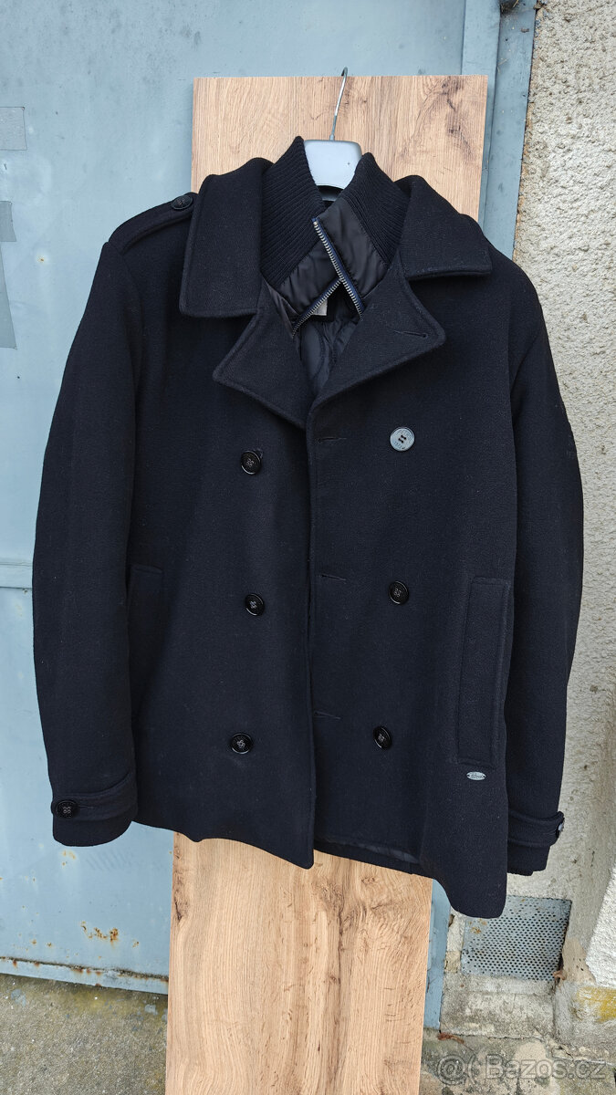 Zimní kabát Peacoat Petrol Ind. XL