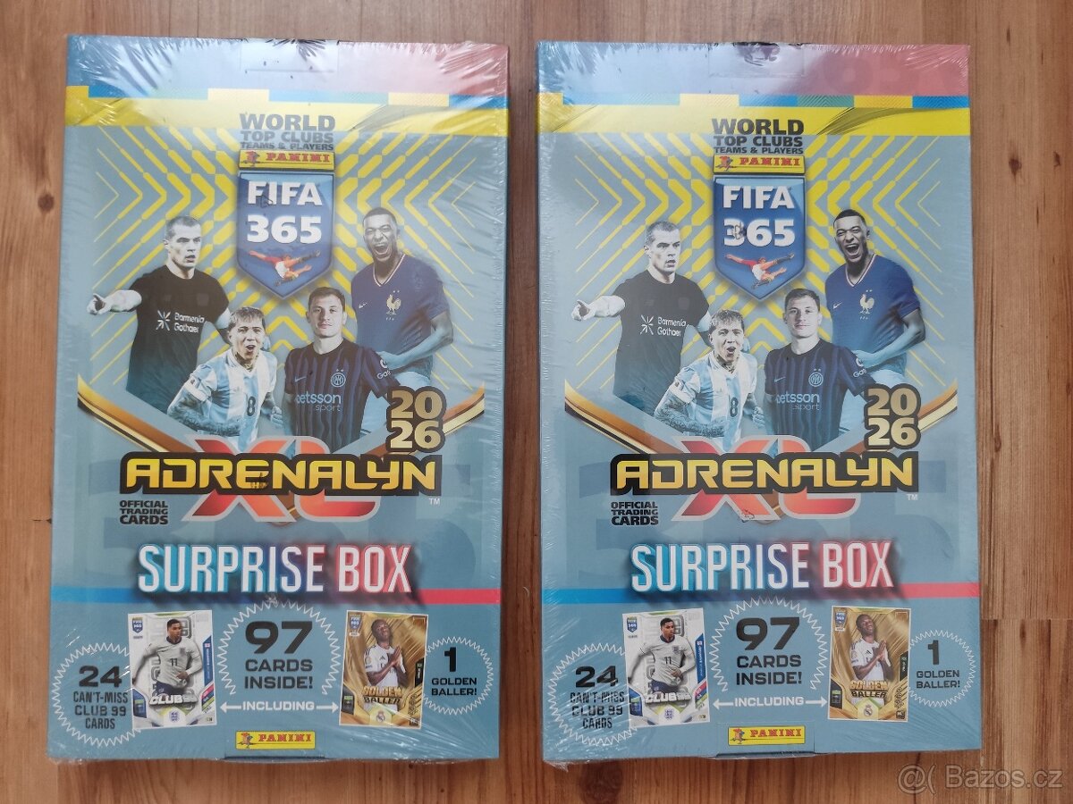 Fotbalové kartičky FIFA 365 2026 - surprise box
