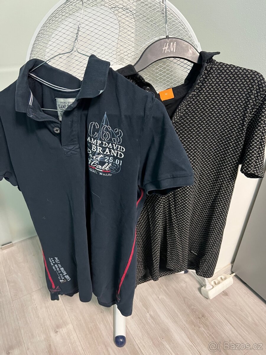 2x pánske tričko Hugo Boss a Camp David