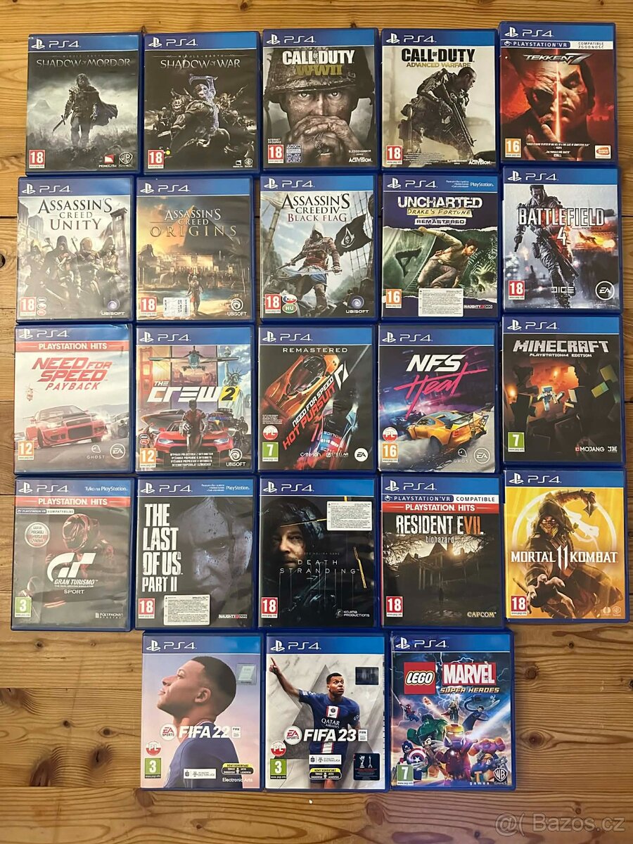 Hry na playstation 4