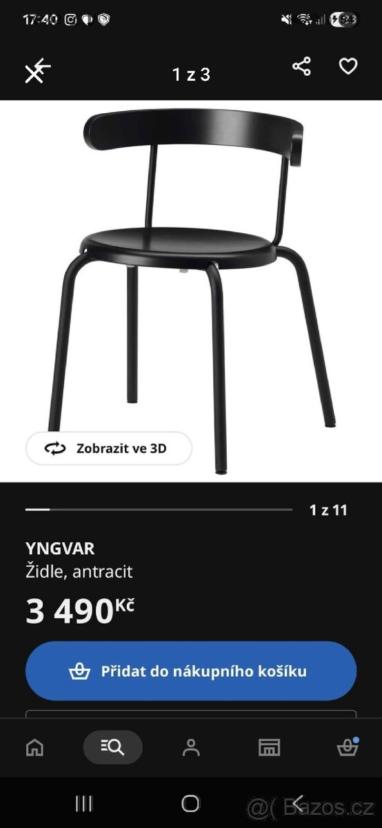 4ks židle, cena za všechny