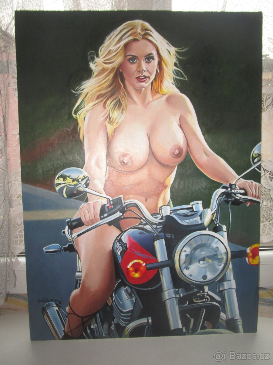 doplněk-obraz-olejomalba-akt-ruční malba