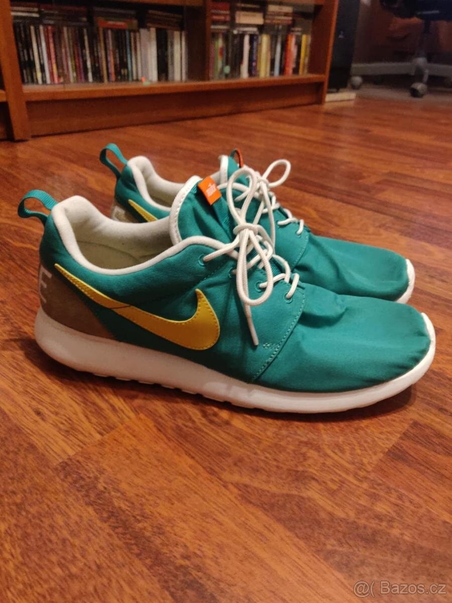 Nike Roshe Run – zeleno-žluté, vel. 45