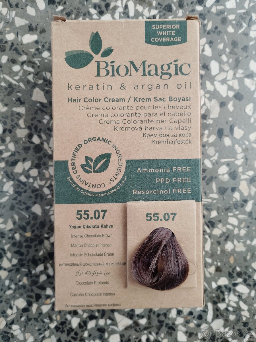 Barva na vlasy zn. BioMagic (odstín 55.07)