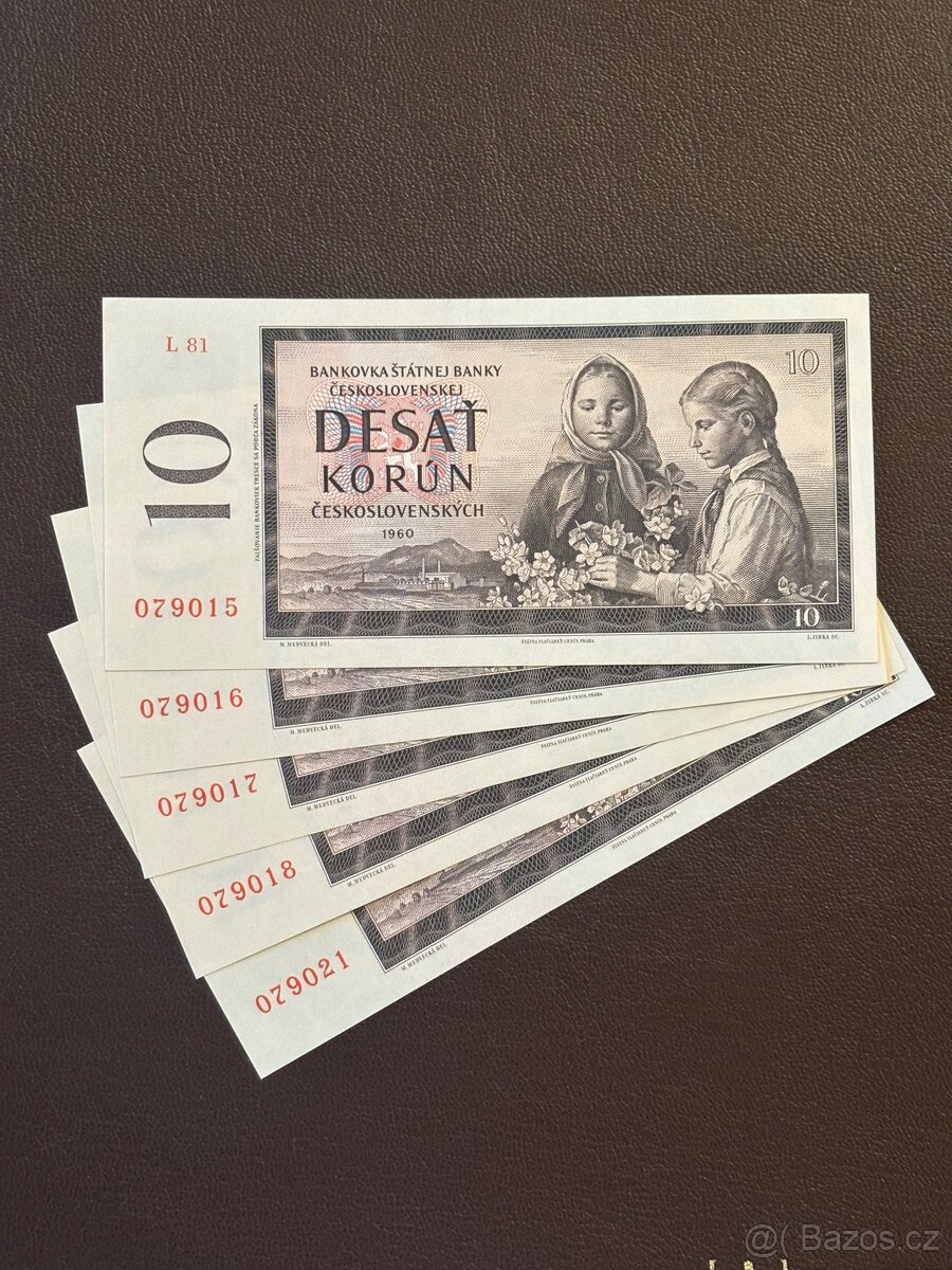 Bankovka 10Kčs 1960