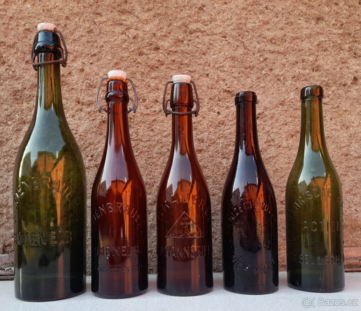 Prodám staré pivní lahve