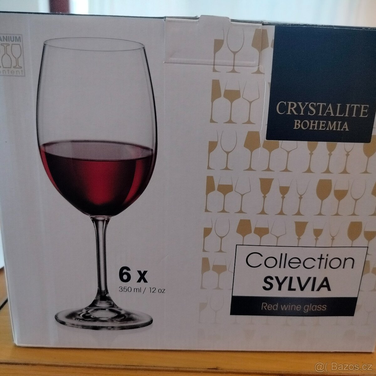 Sada 6 sklenic na víno SYLVIA