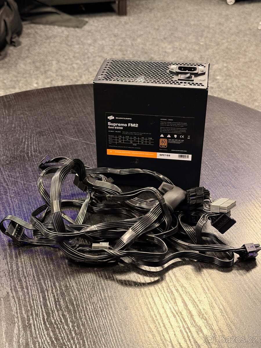 PC ZDROJ SilentiumPC Supremo FM2 Gold 650W