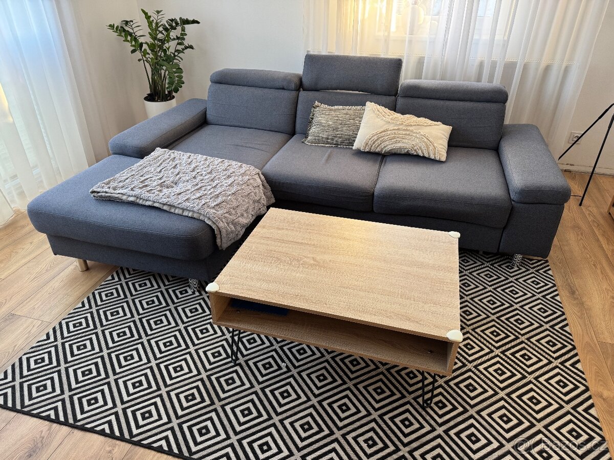 Sedací rohová sedačka- gauč