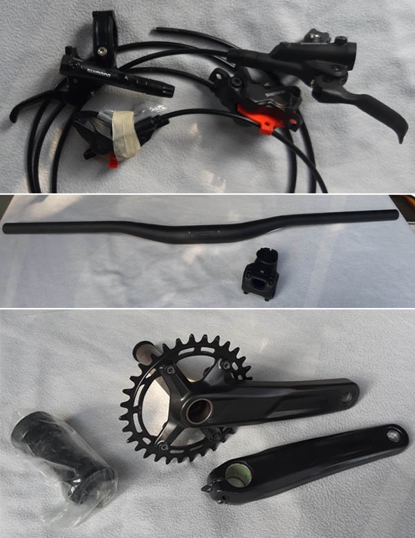 MTB komponenty NOVÉ