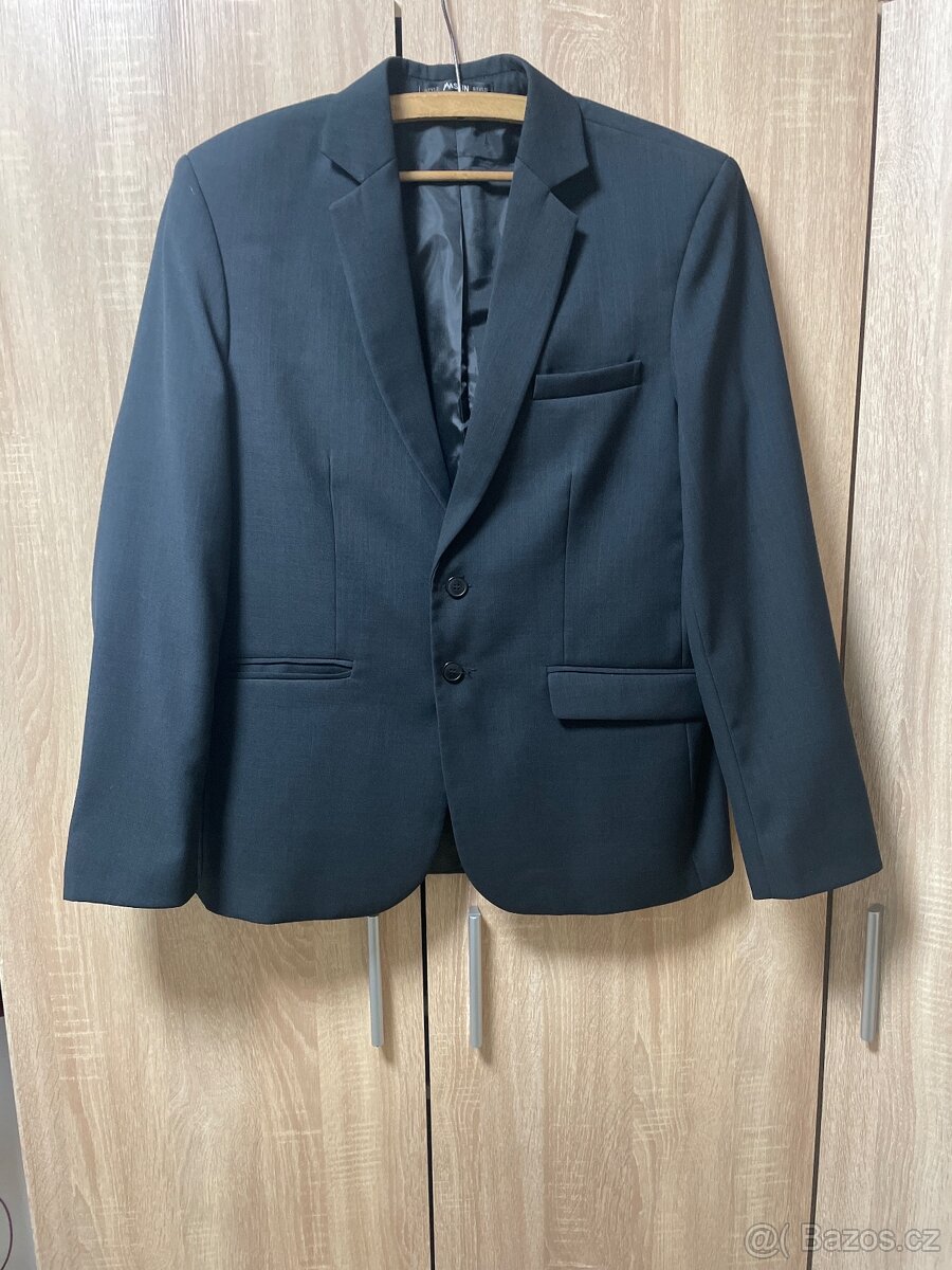 Pánské černé sako Askin vel. 52 / 182