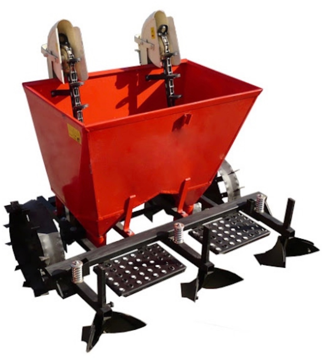 Dvouřádkový sazeč brambor