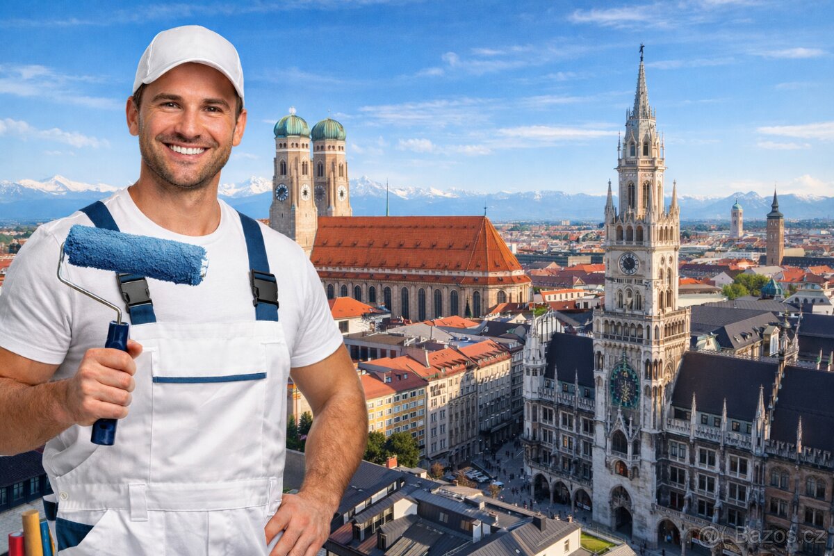 Malíř natěrač - práce v Německu /Mnichov