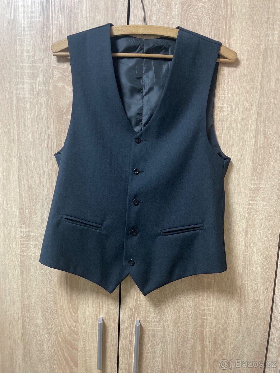 Pánská společenská vesta vel. 50 / 176