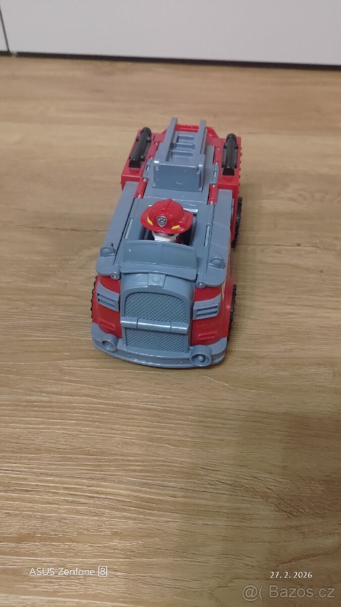 Tlaková patrola hasičské auto