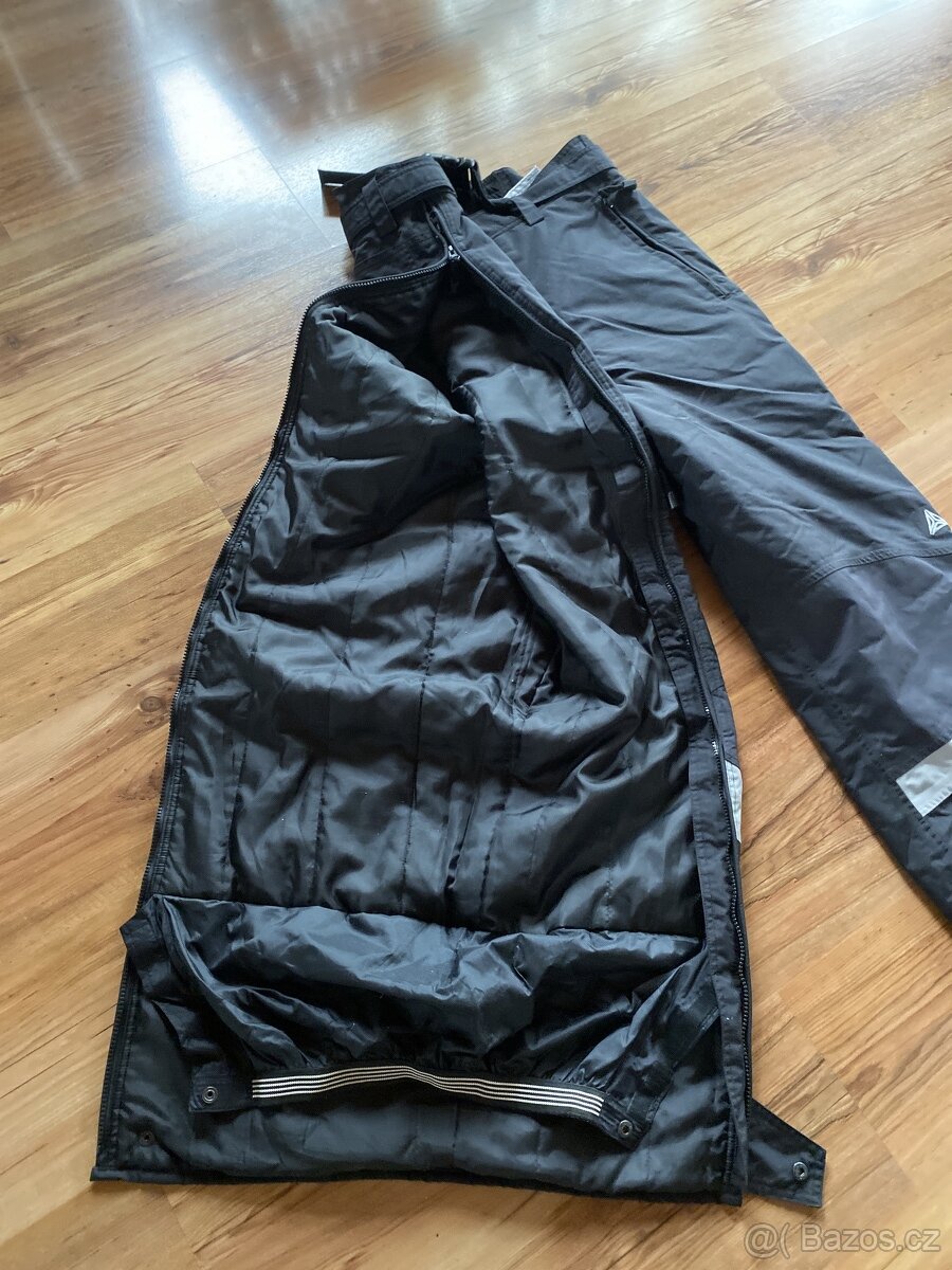 Zimní kalhoty na boku celé na zip, otevírací, vel. XL