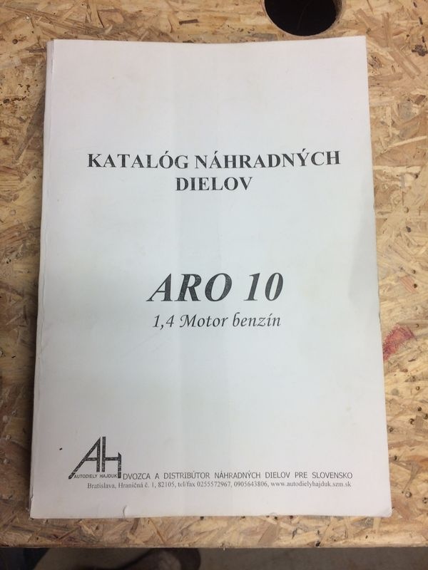Katalog náhradních dílů ARO 10