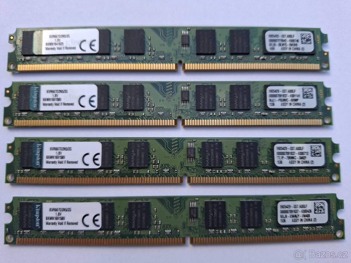 8GB (4x2GB) DDR2 Kingston