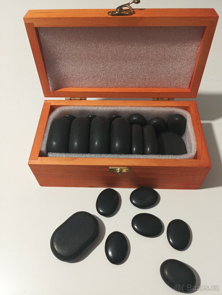 Sada lávových masážních kamenů Quirumed