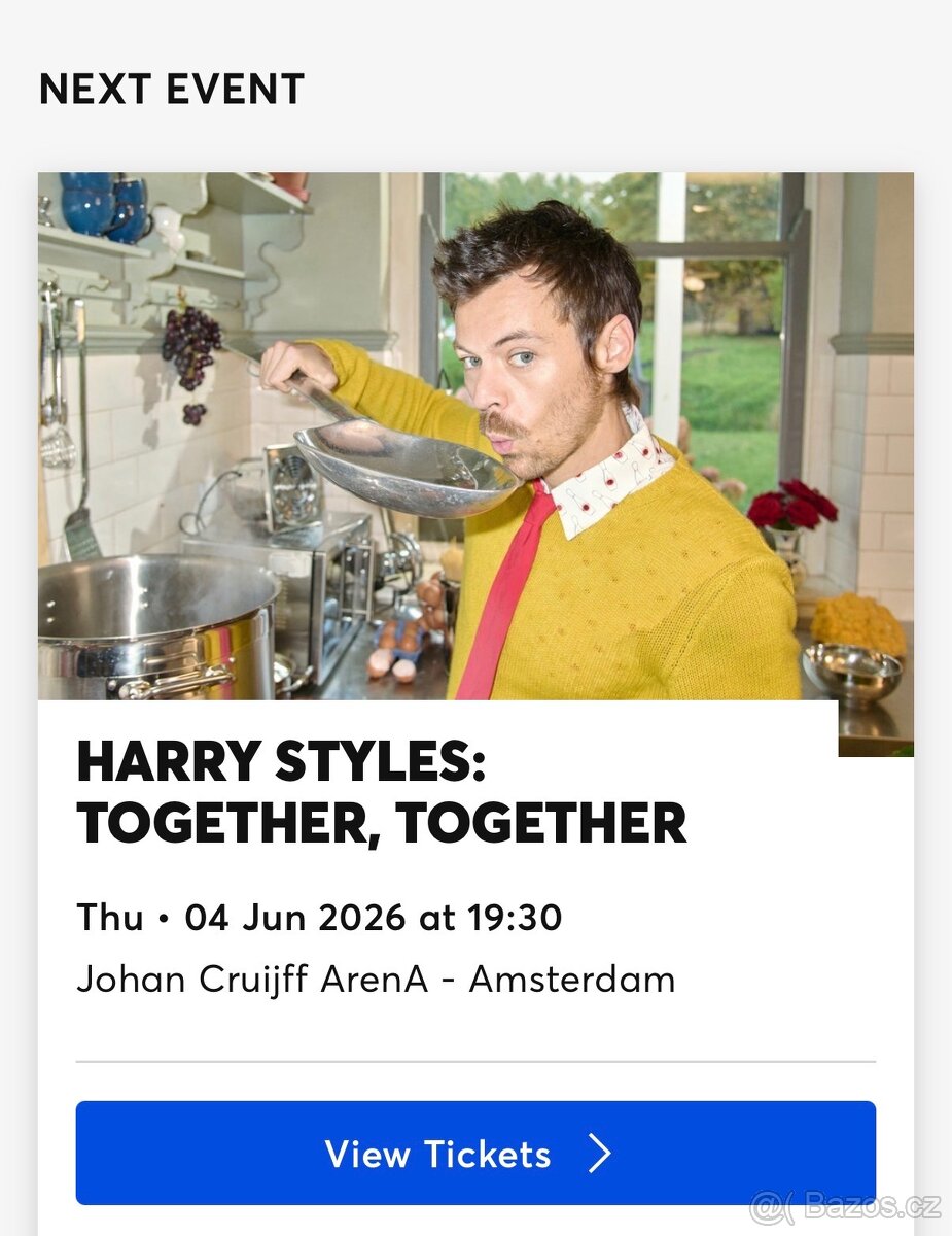 Harry Styles koncert - Amsterdam 4.6.2026