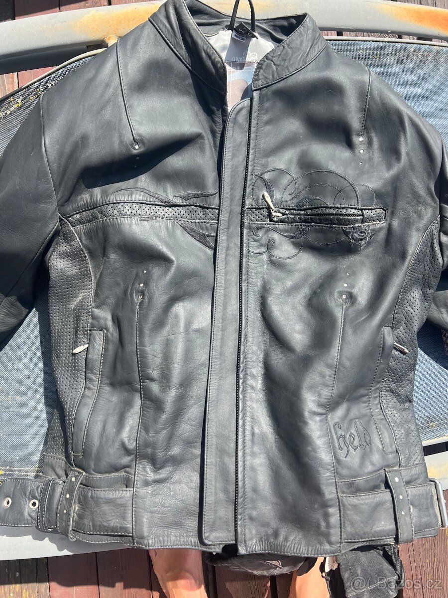 Predám originálnu dámsku koženú motorkársku bundu