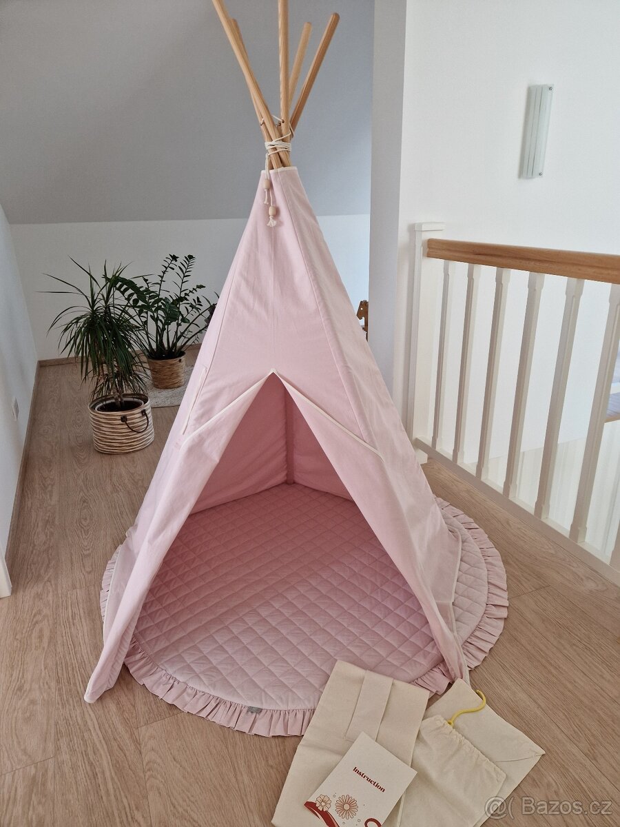 Dětské teepee, zn.Moi Mili, růžové