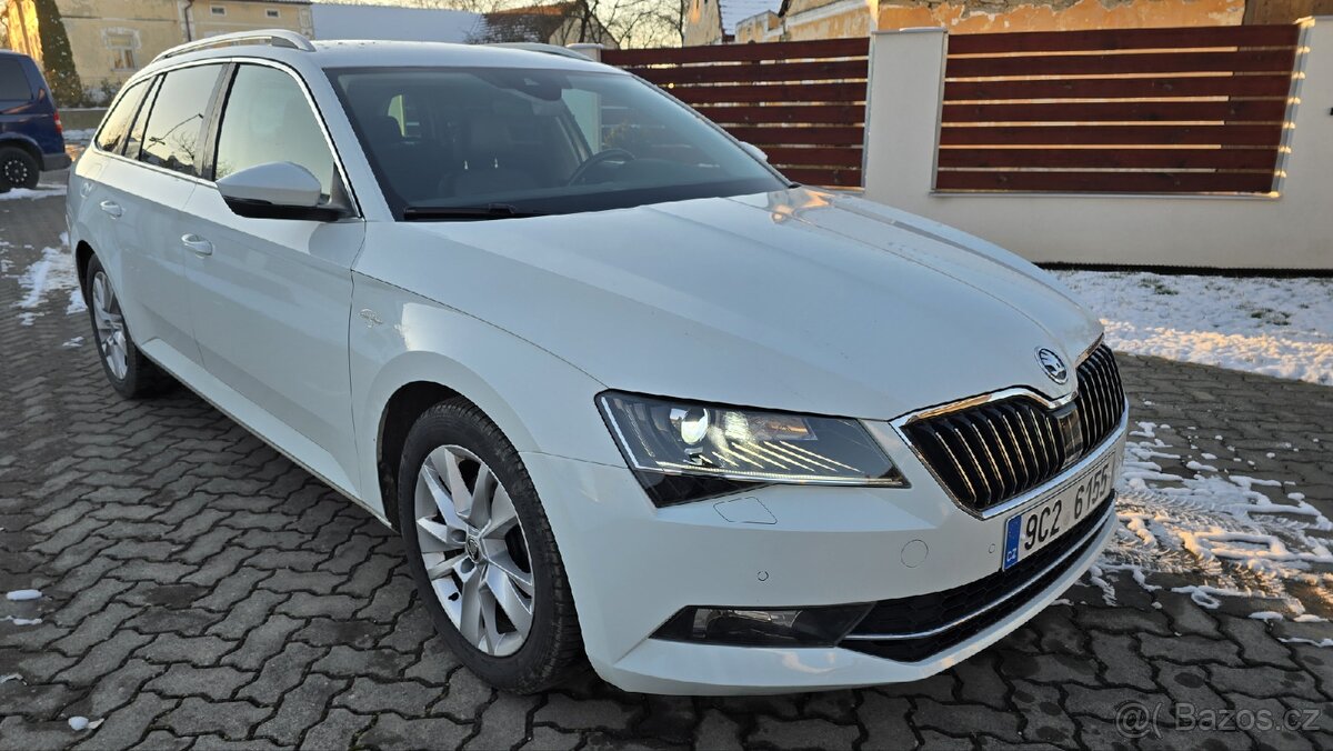 Škoda Superb III combi 2.0D 140kw, L&K, webasto