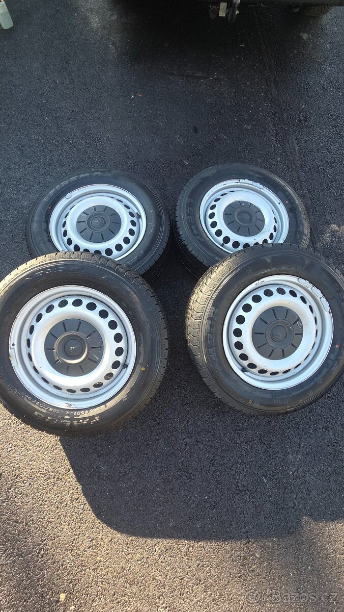 Vw transporter, 16" Plechové disky 5x120