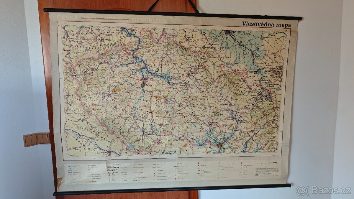 Školní mapa ČSR