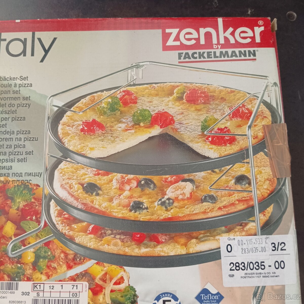PIZZA/PIZZU PLECHY+STOJAN