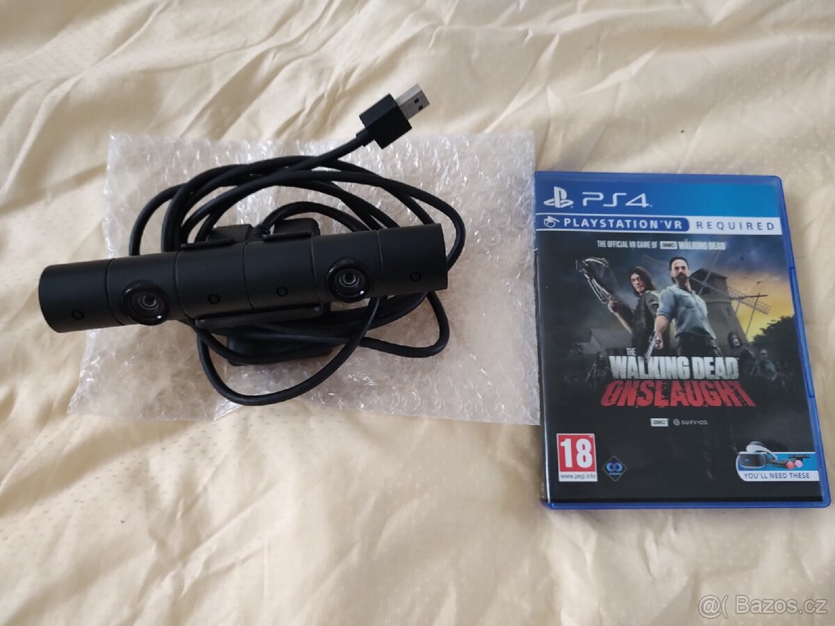 Playstation 4 kamera +. hra na VR