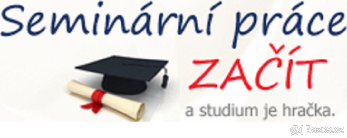Seminární, bakalářské a diplomové práce