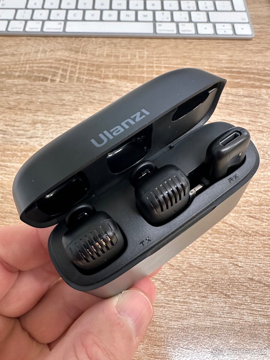 Ulanzi J12 Bezdrátový lavalier mikrofonový systém pro iPhone