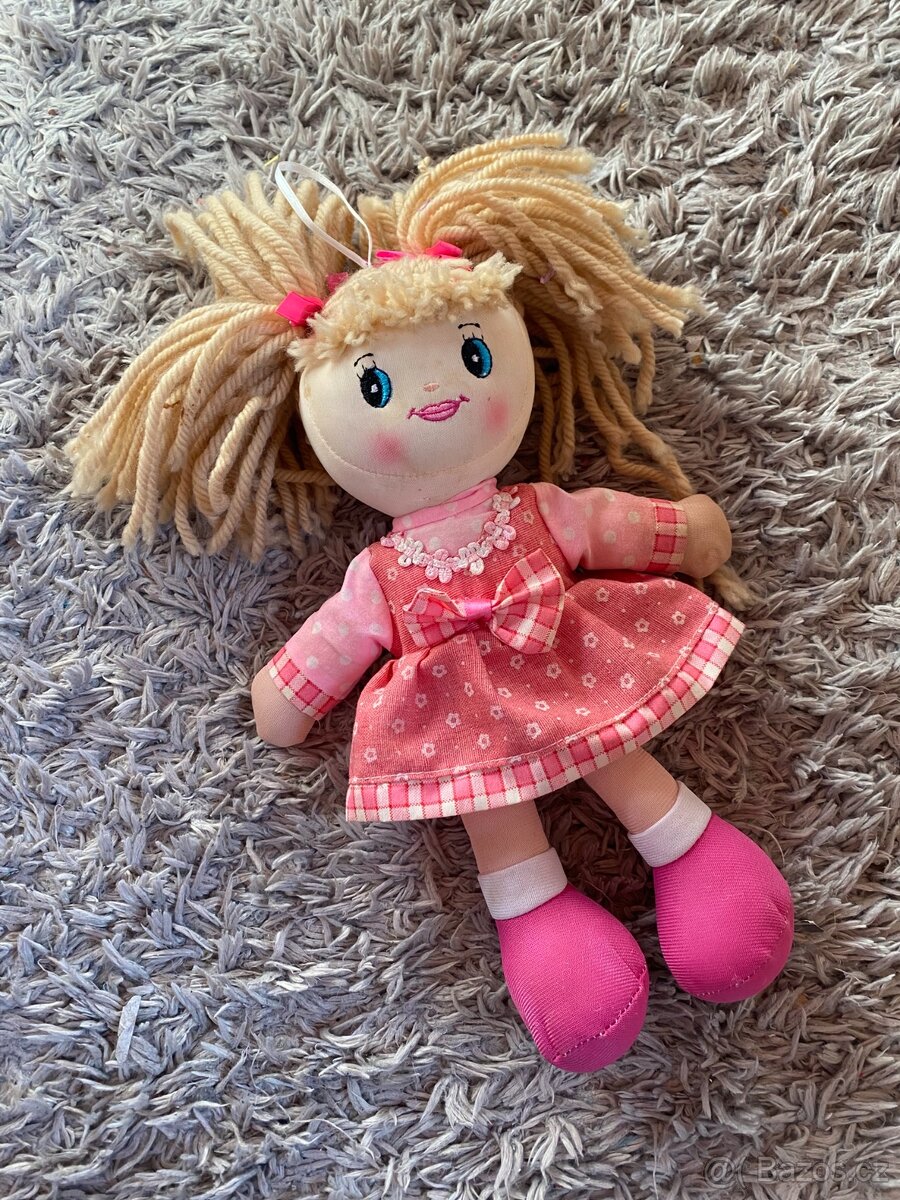 Mluvící panenka hadrová Terezka 30 cm