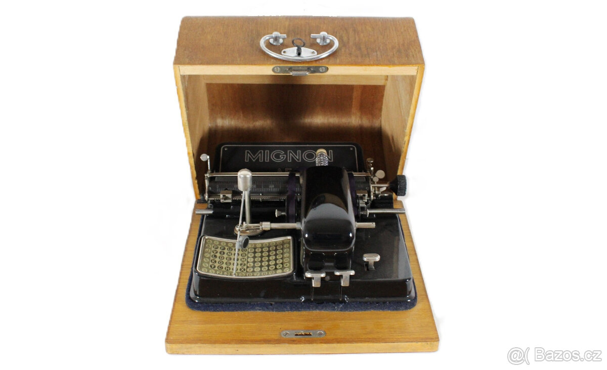 starožitný psací stroj AEG Mignon