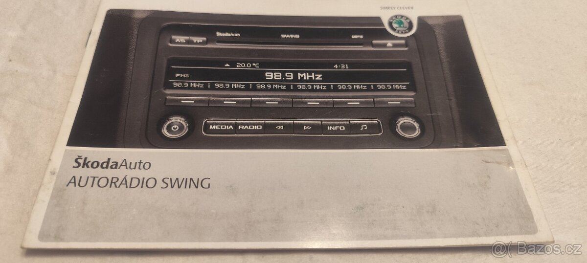Škoda SWING návod na autorádio