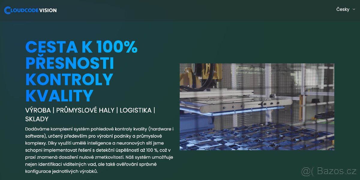 Technik kamerových systémů (Machine Vision / AI)