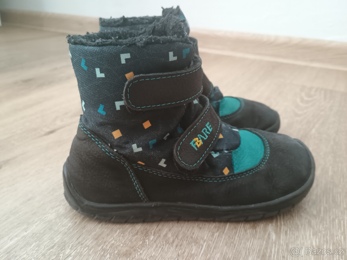 Barefoot dětské zimní boty Fare Bare vel. 29