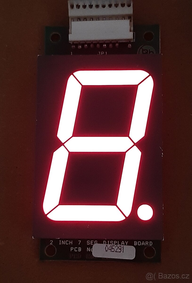 Sedmisegmentový LED displej, výška 57mm