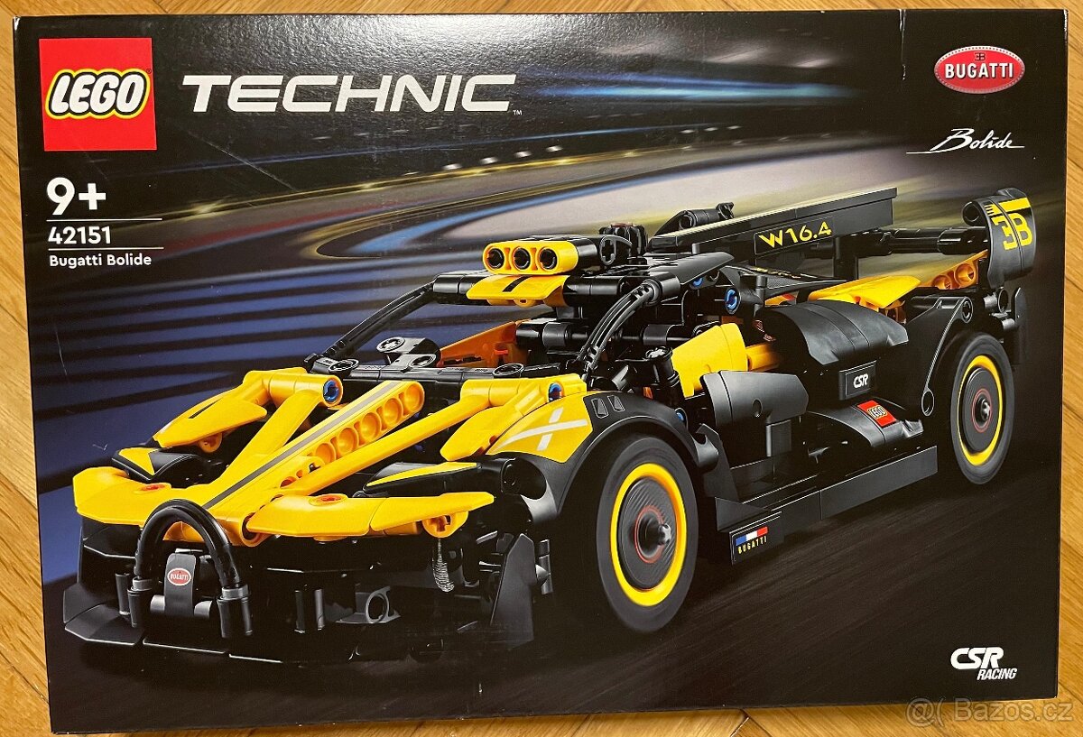 LEGO TECHNIC 42151 BUGATTI BOLIDE - žlutý